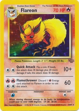 Flareon (3/64) [Jungle Unlimited] | Gear Gaming Bentonville