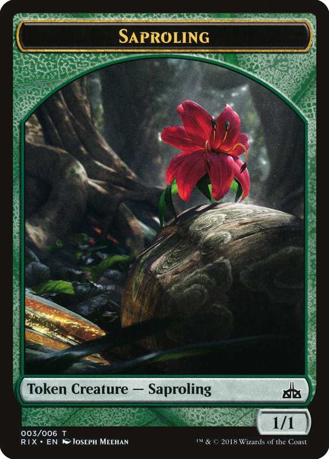 Saproling Token [Rivals of Ixalan Tokens] | Gear Gaming Bentonville