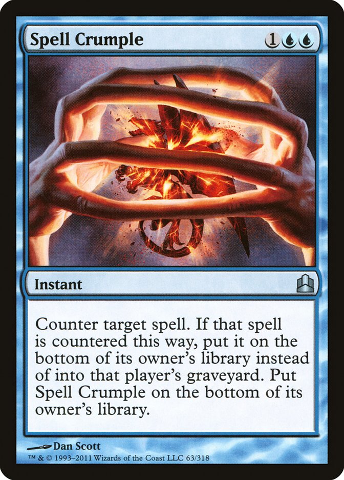 Spell Crumple [Commander 2011] | Gear Gaming Bentonville