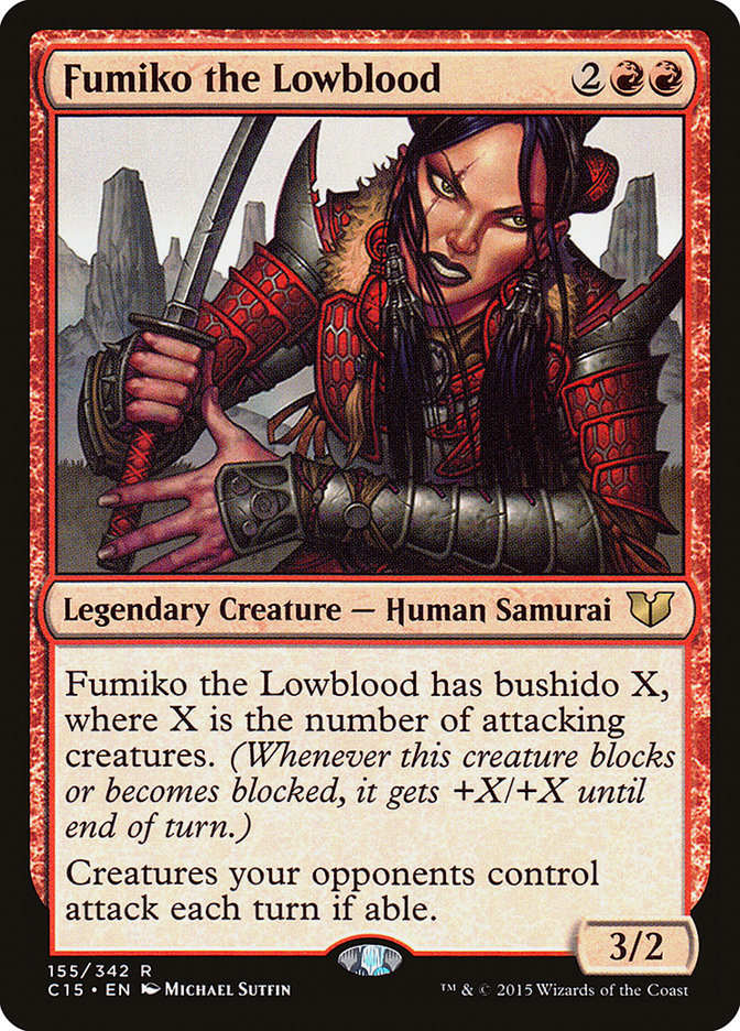 Fumiko the Lowblood [Commander 2015] | Gear Gaming Bentonville