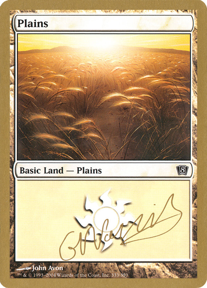 Plains (gn333) (Gabriel Nassif) [World Championship Decks 2004] | Gear Gaming Bentonville