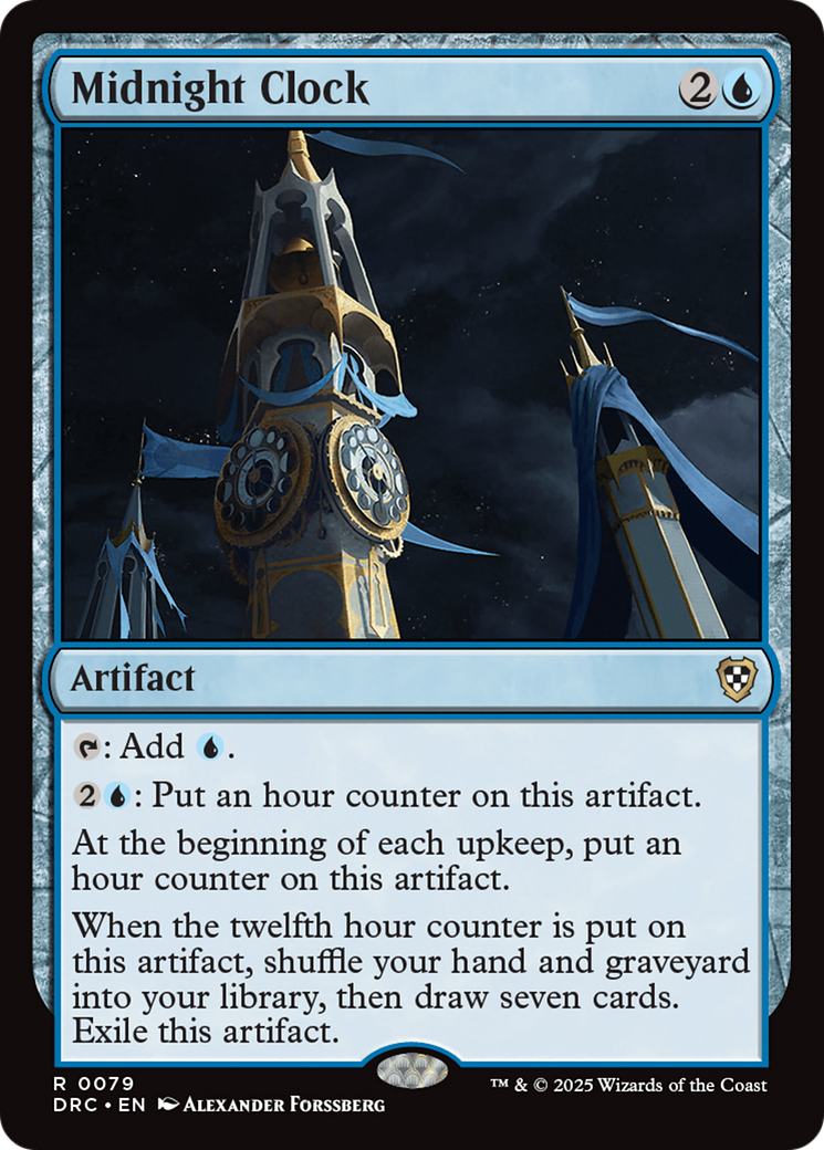 Midnight Clock [Aetherdrift Commander] | Gear Gaming Bentonville