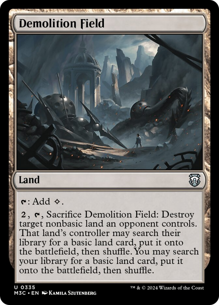 Demolition Field (Ripple Foil) [Modern Horizons 3 Commander] | Gear Gaming Bentonville