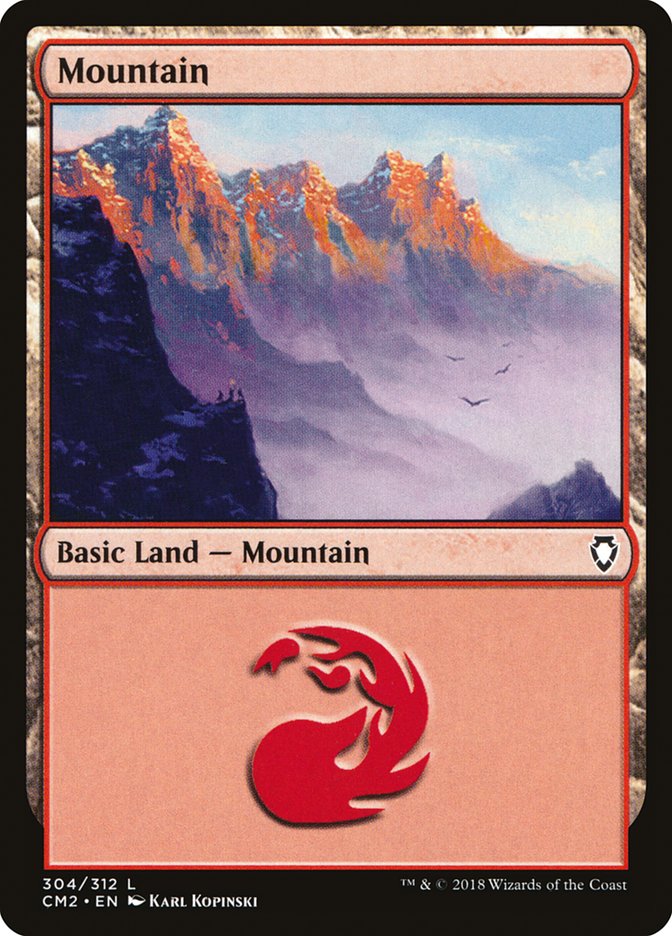 Mountain (304) [Commander Anthology Volume II] | Gear Gaming Bentonville