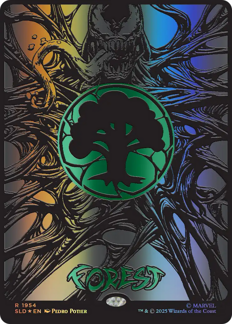 Forest (1954) (Raised Foil) [Secret Lair Drop Series] | Gear Gaming Bentonville