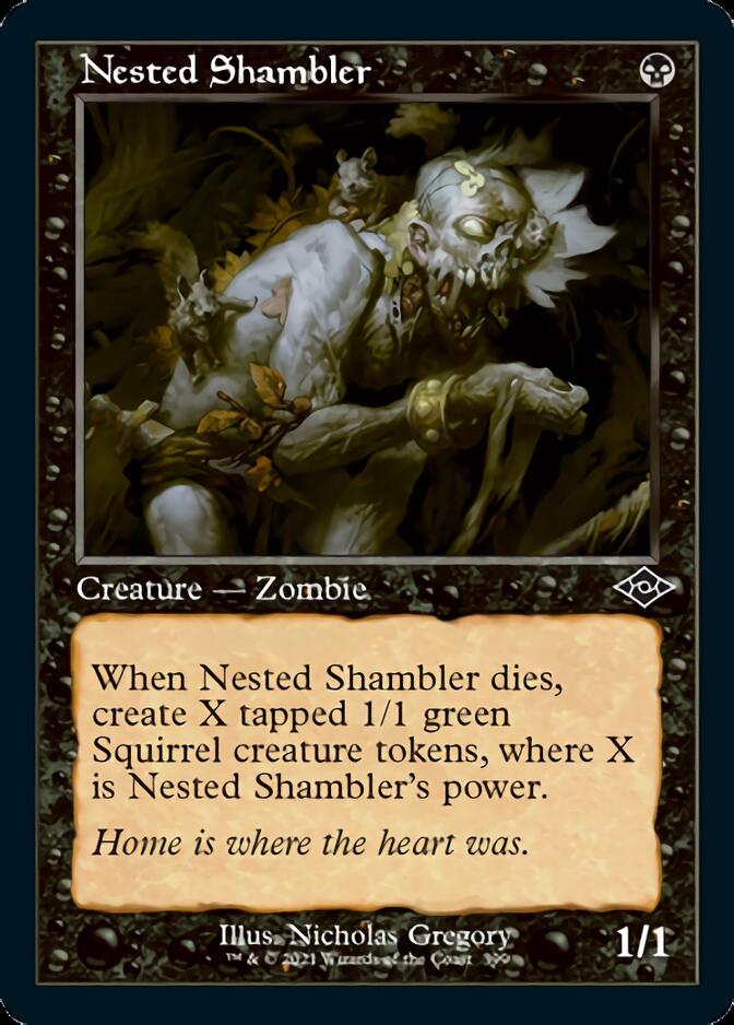 Nested Shambler (Retro Foil Etched) [Modern Horizons 2] | Gear Gaming Bentonville