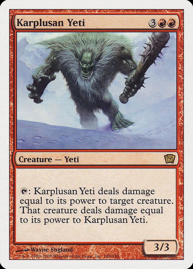 Karplusan Yeti [Ninth Edition] | Gear Gaming Bentonville