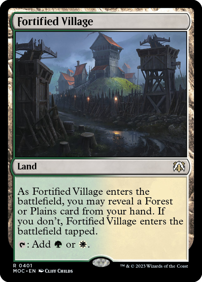 Fortified Village [March of the Machine Commander] | Gear Gaming Bentonville