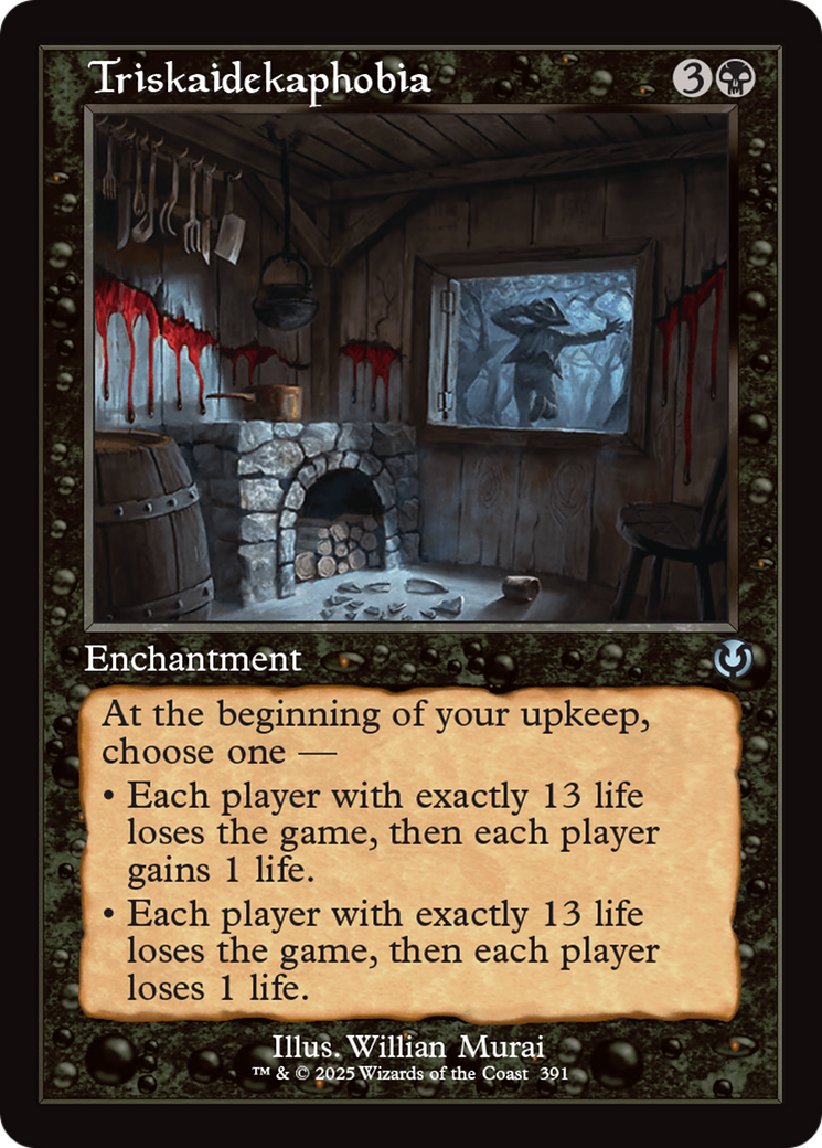 Triskaidekaphobia (Retro Frame) [Innistrad Remastered] | Gear Gaming Bentonville