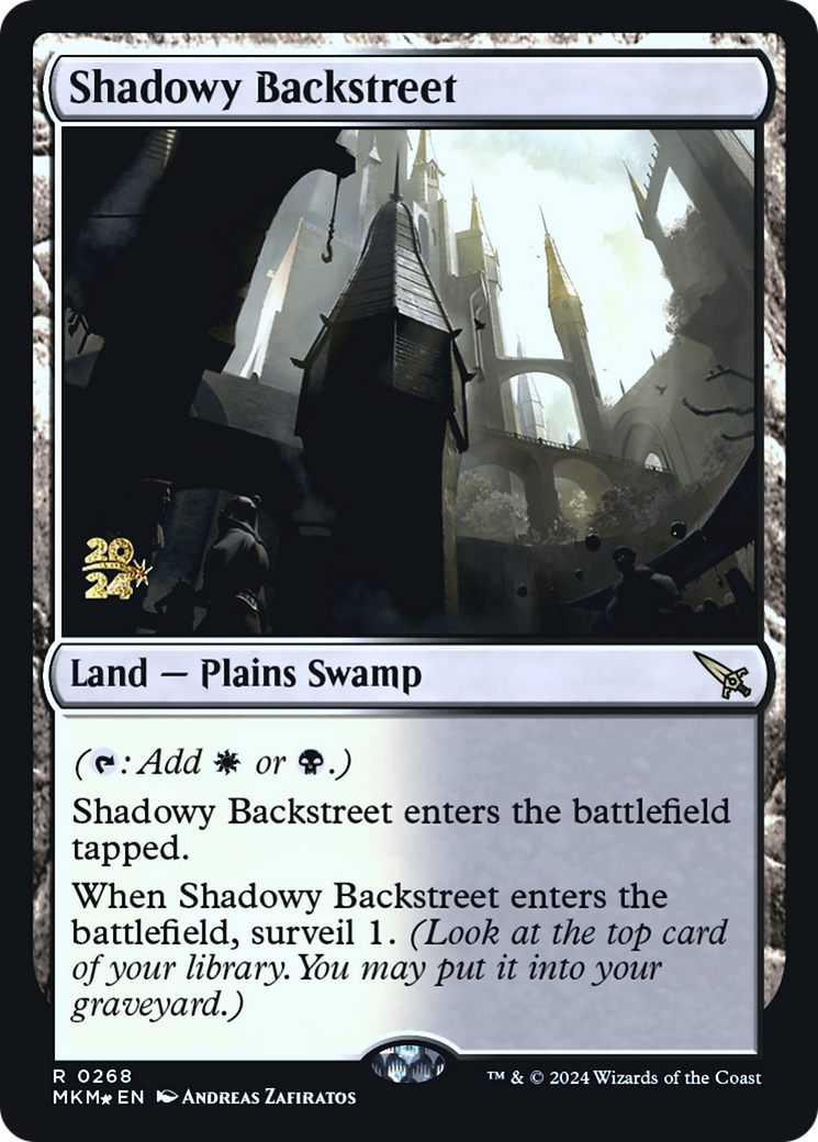 Shadowy Backstreet [Murders at Karlov Manor Prerelease Promos] | Gear Gaming Bentonville