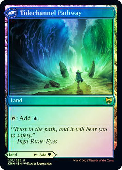 Barkchannel Pathway // Tidechannel Pathway [Kaldheim Prerelease Promos] | Gear Gaming Bentonville