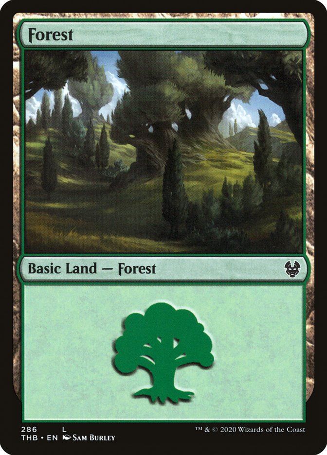 Forest (286) [Theros Beyond Death] | Gear Gaming Bentonville
