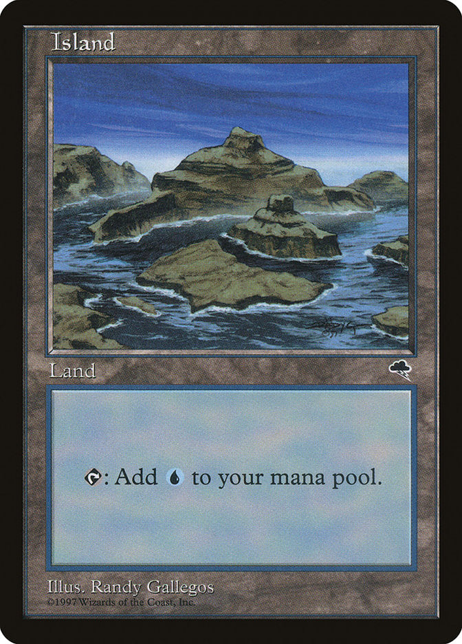 Island (Signature on Right / Blue Sky) [Tempest] | Gear Gaming Bentonville