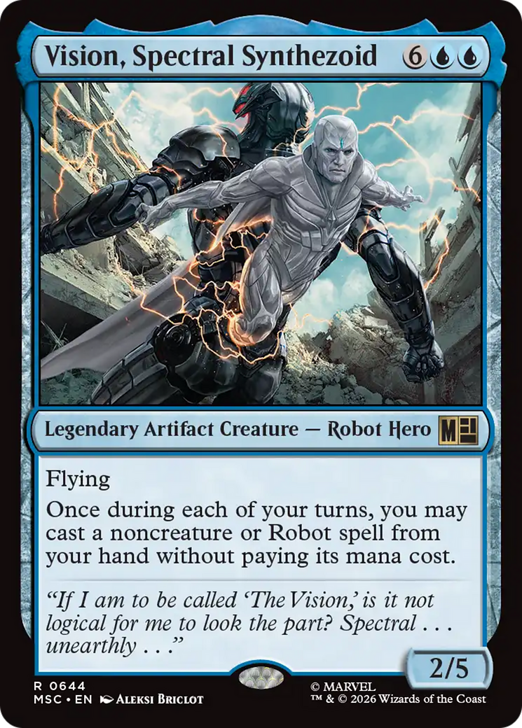 Vision, Spectral Synthezoid [Marvel Super Heroes Commander] | Gear Gaming Bentonville