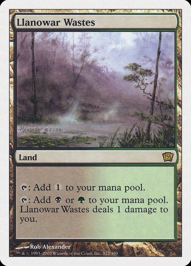 Llanowar Wastes [Ninth Edition] | Gear Gaming Bentonville