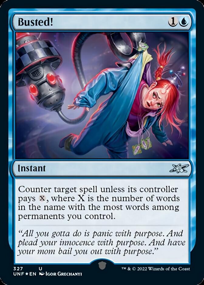 Busted! (Galaxy Foil) [Unfinity] | Gear Gaming Bentonville