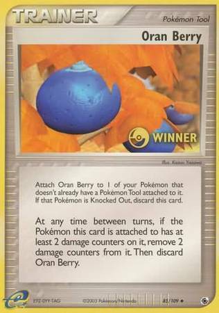 Oran Berry (85/109) (Winner) [EX: Ruby & Sapphire] | Gear Gaming Bentonville