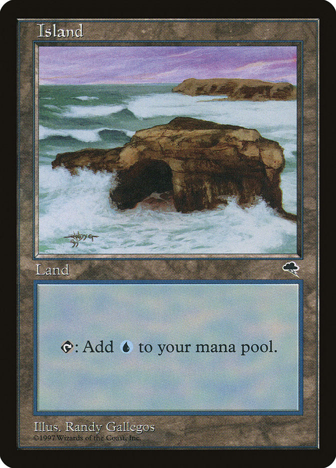 Island (Signature on Left) [Tempest] | Gear Gaming Bentonville