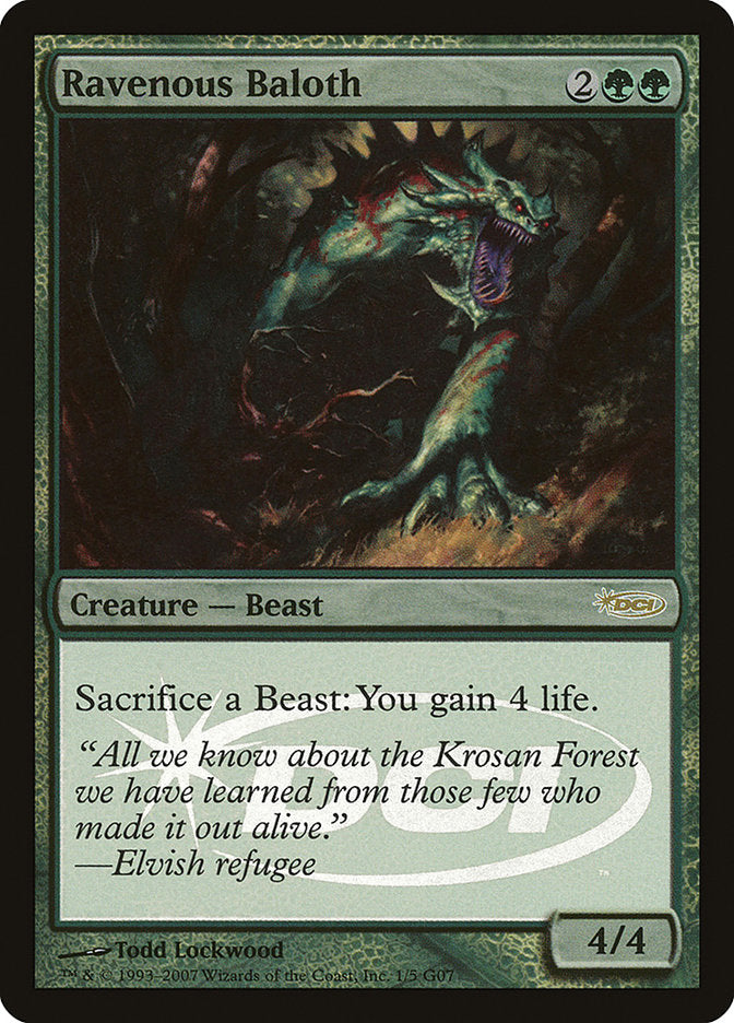 Ravenous Baloth [Judge Gift Cards 2007] | Gear Gaming Bentonville