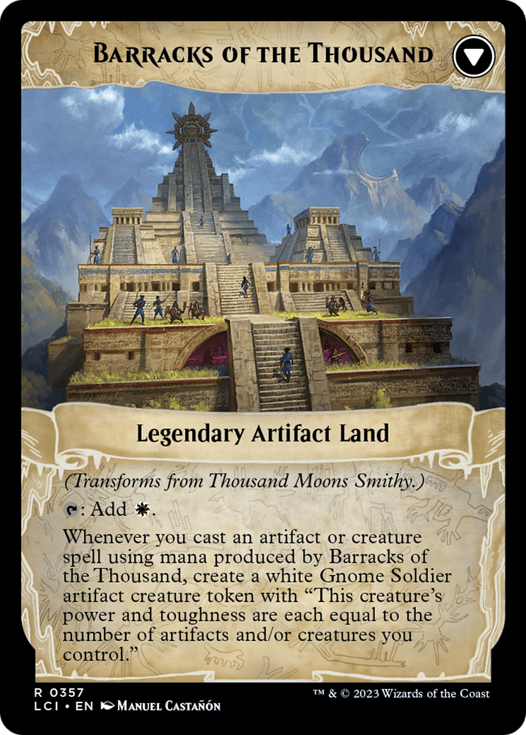 Thousand Moons Smithy (Extended Art) // Barracks of the Thousand [The Lost Caverns of Ixalan] | Gear Gaming Bentonville