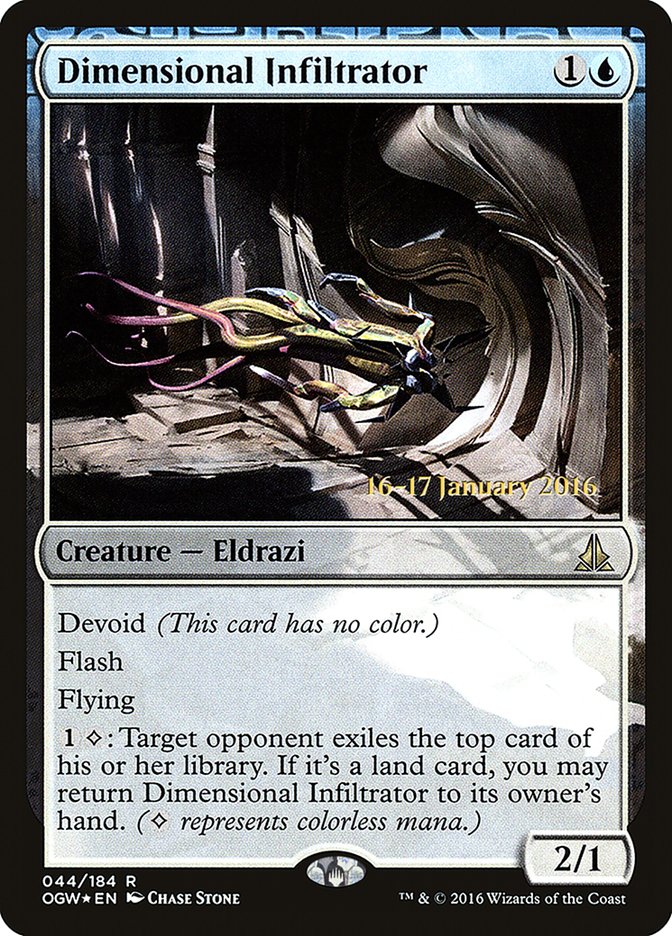 Dimensional Infiltrator [Oath of the Gatewatch Prerelease Promos] | Gear Gaming Bentonville