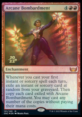Arcane Bombardment [Streets of New Capenna Prerelease Promos] | Gear Gaming Bentonville