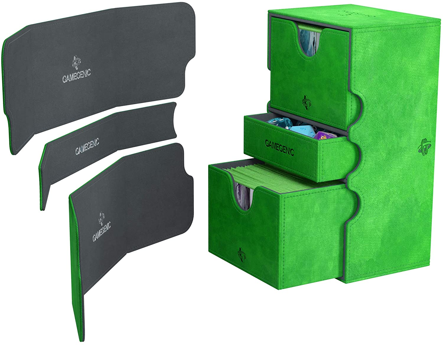 Stronghold 200+ XL Deck Box: Green | Gear Gaming Bentonville