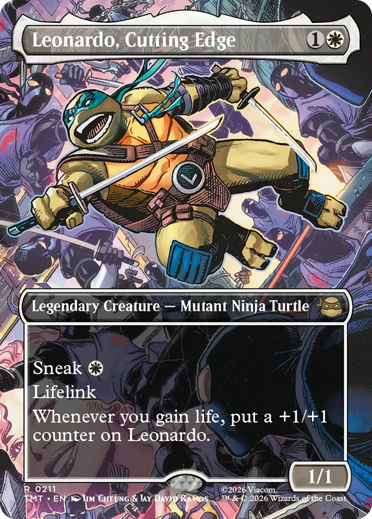 Leonardo, Cutting Edge (Borderless) [Teenage Mutant Ninja Turtles] | Gear Gaming Bentonville
