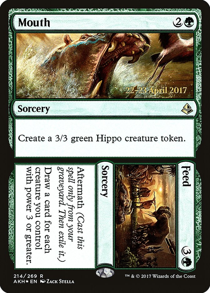 Mouth // Feed [Amonkhet Prerelease Promos] | Gear Gaming Bentonville