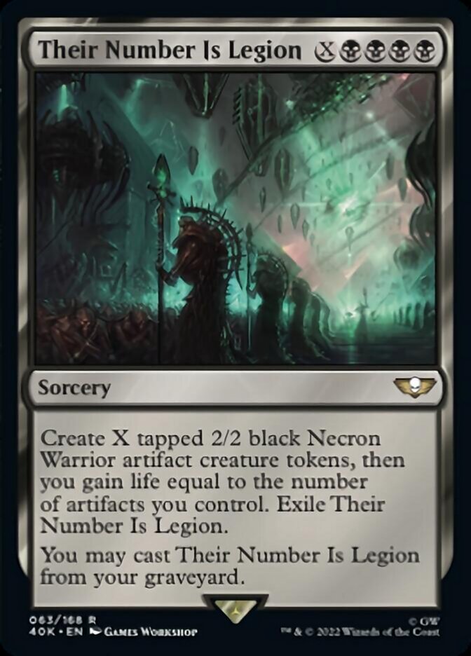Their Number Is Legion (Surge Foil) [Warhammer 40,000] | Gear Gaming Bentonville