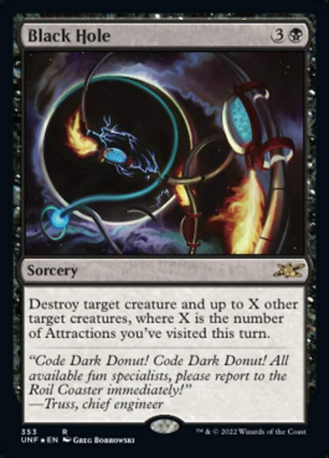 Black Hole (Galaxy Foil) [Unfinity] | Gear Gaming Bentonville