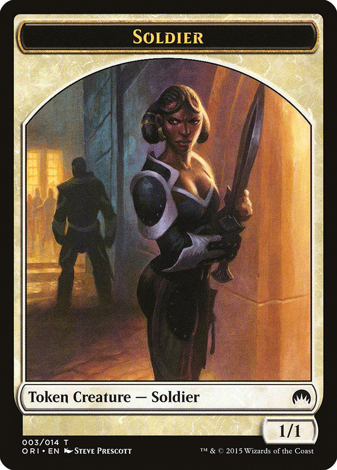 Soldier Token [Magic Origins Tokens] | Gear Gaming Bentonville