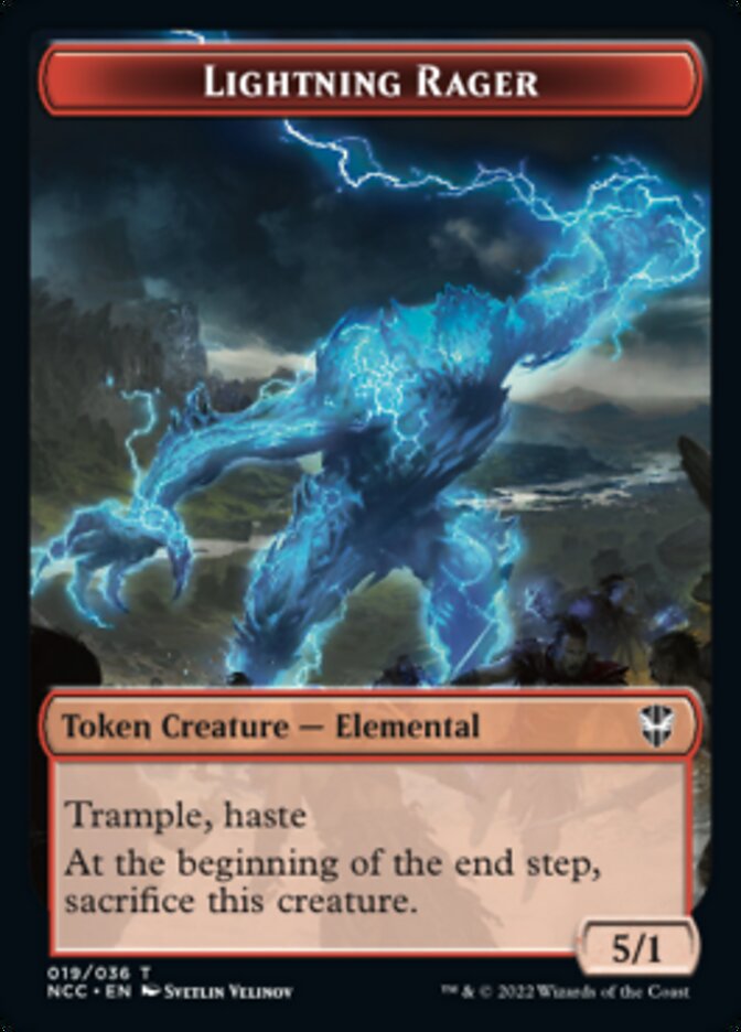 Lightning Rager // Rogue Double-Sided Token [Streets of New Capenna Commander Tokens] | Gear Gaming Bentonville