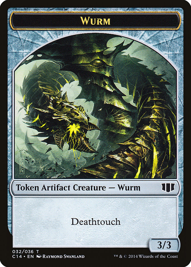 Wurm (032/036) // Goat Double-Sided Token [Commander 2014 Tokens] | Gear Gaming Bentonville