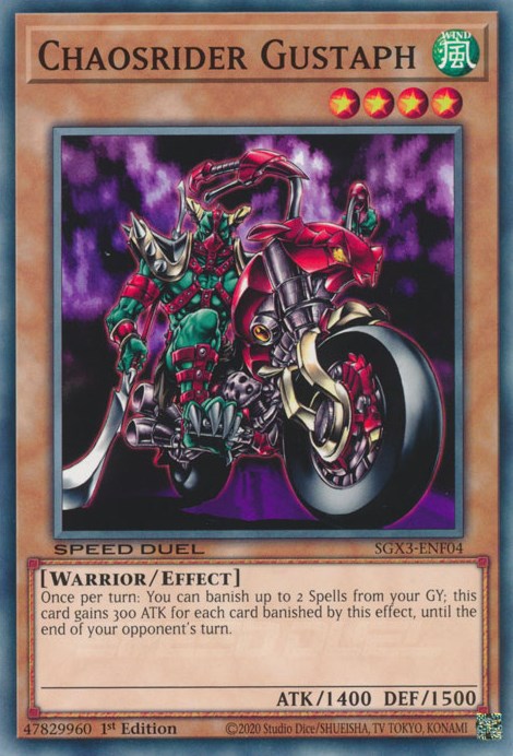Chaosrider Gustaph [SGX3-ENF04] Common | Gear Gaming Bentonville