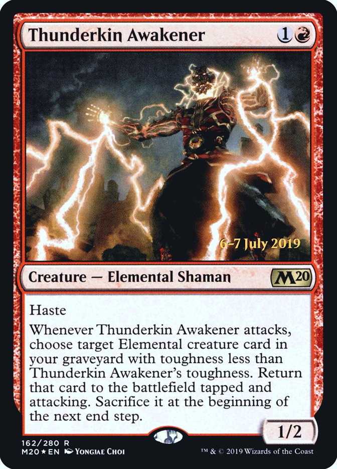 Thunderkin Awakener [Core Set 2020 Prerelease Promos] | Gear Gaming Bentonville
