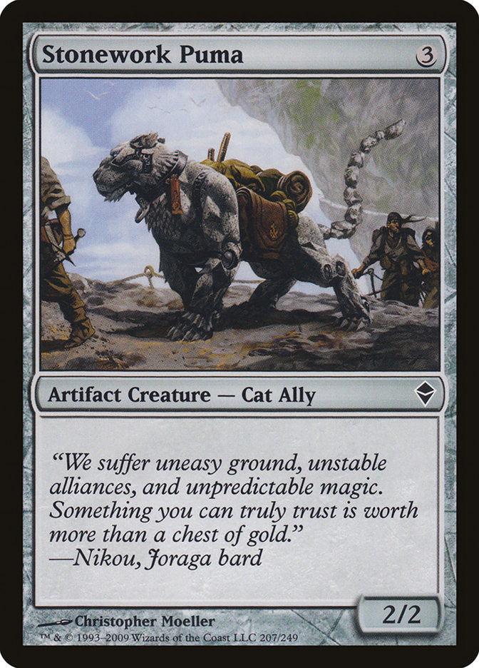 Stonework Puma [Zendikar] | Gear Gaming Bentonville