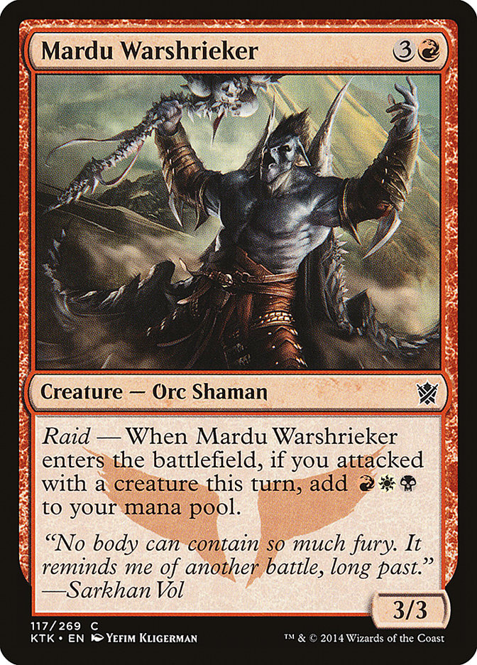 Mardu Warshrieker [Khans of Tarkir] | Gear Gaming Bentonville
