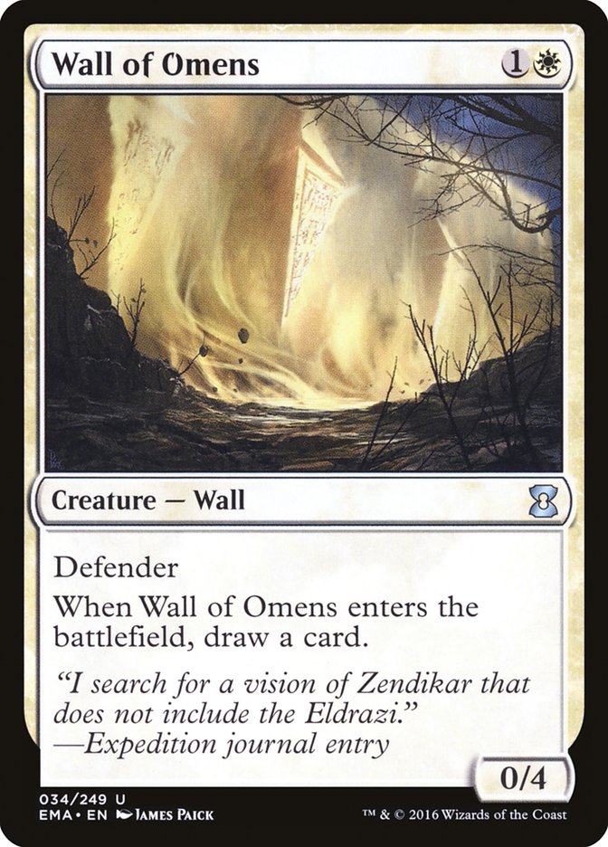 Wall of Omens [Eternal Masters] | Gear Gaming Bentonville