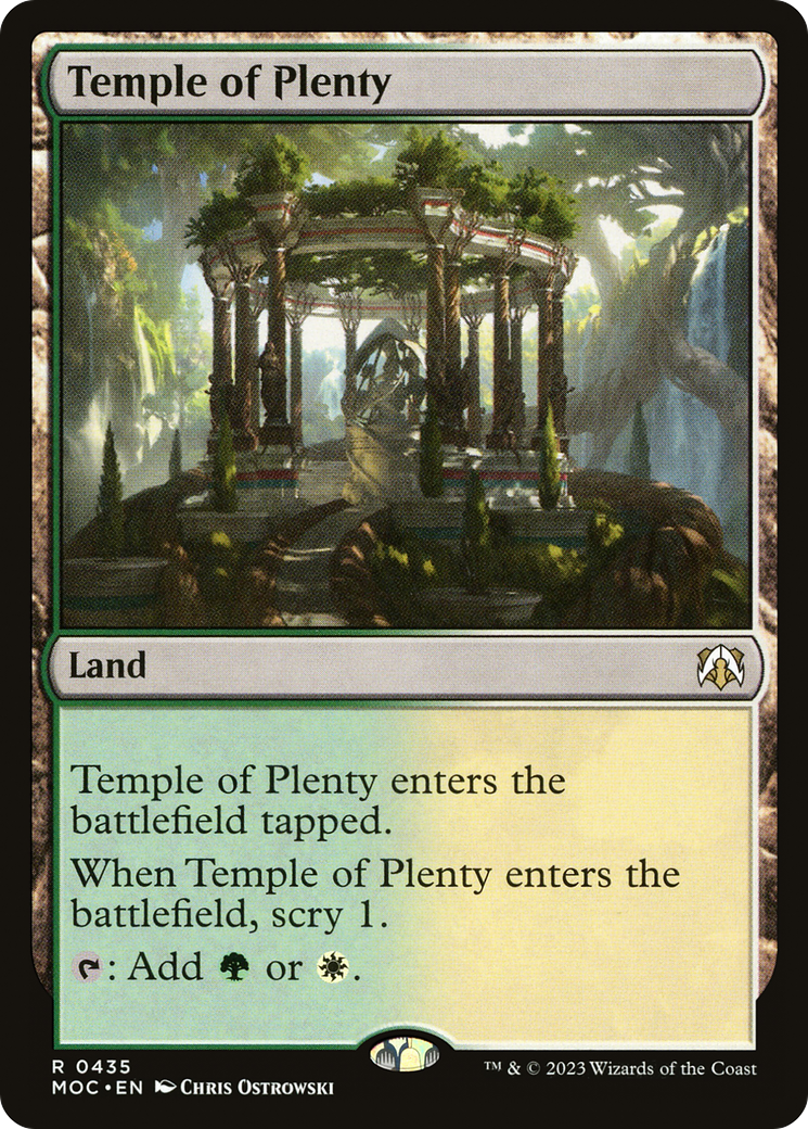 Temple of Plenty [March of the Machine Commander] | Gear Gaming Bentonville