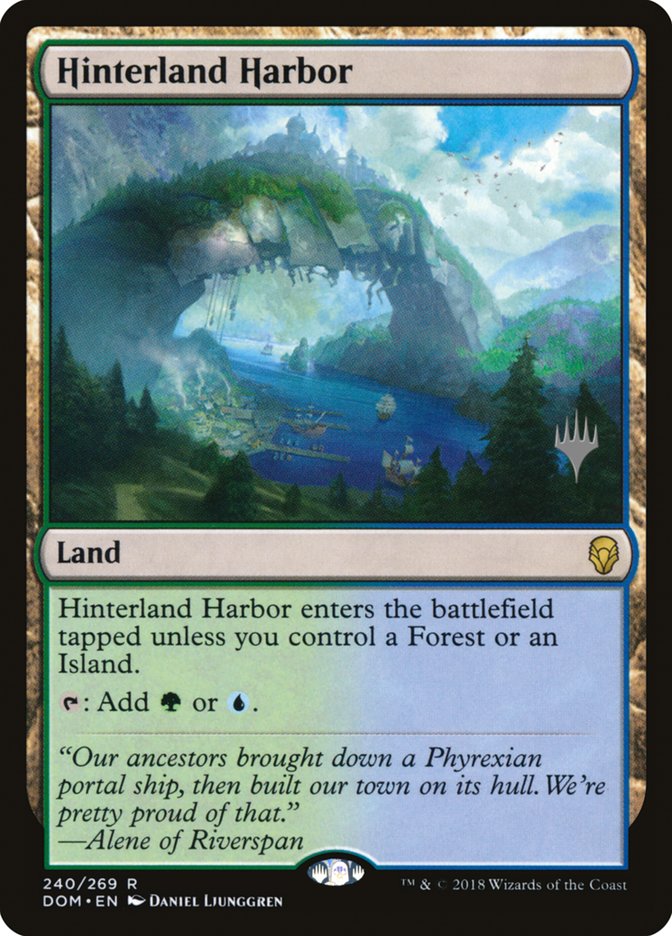 Hinterland Harbor (Promo Pack) [Dominaria Promos] | Gear Gaming Bentonville