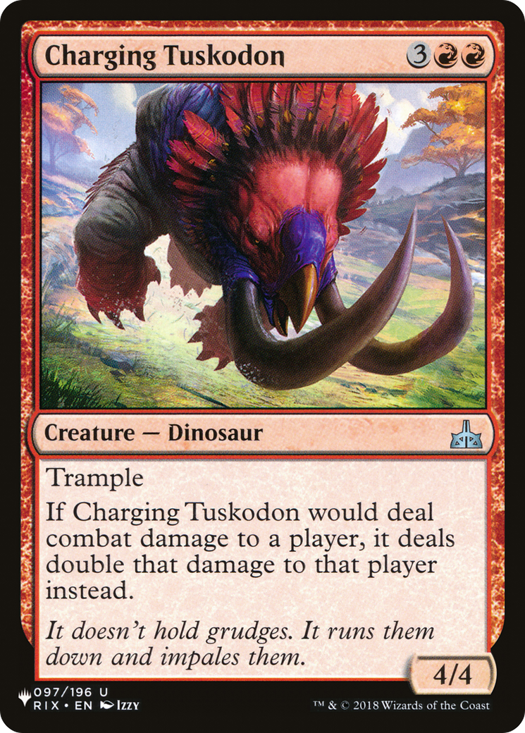 Charging Tuskodon [The List Reprints] | Gear Gaming Bentonville