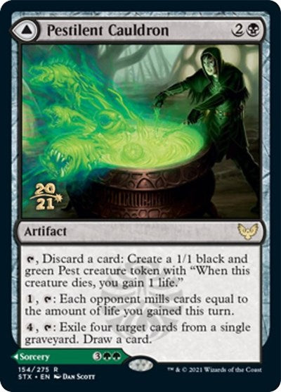 Pestilent Cauldron // Restorative Burst [Strixhaven: School of Mages Prerelease Promos] | Gear Gaming Bentonville