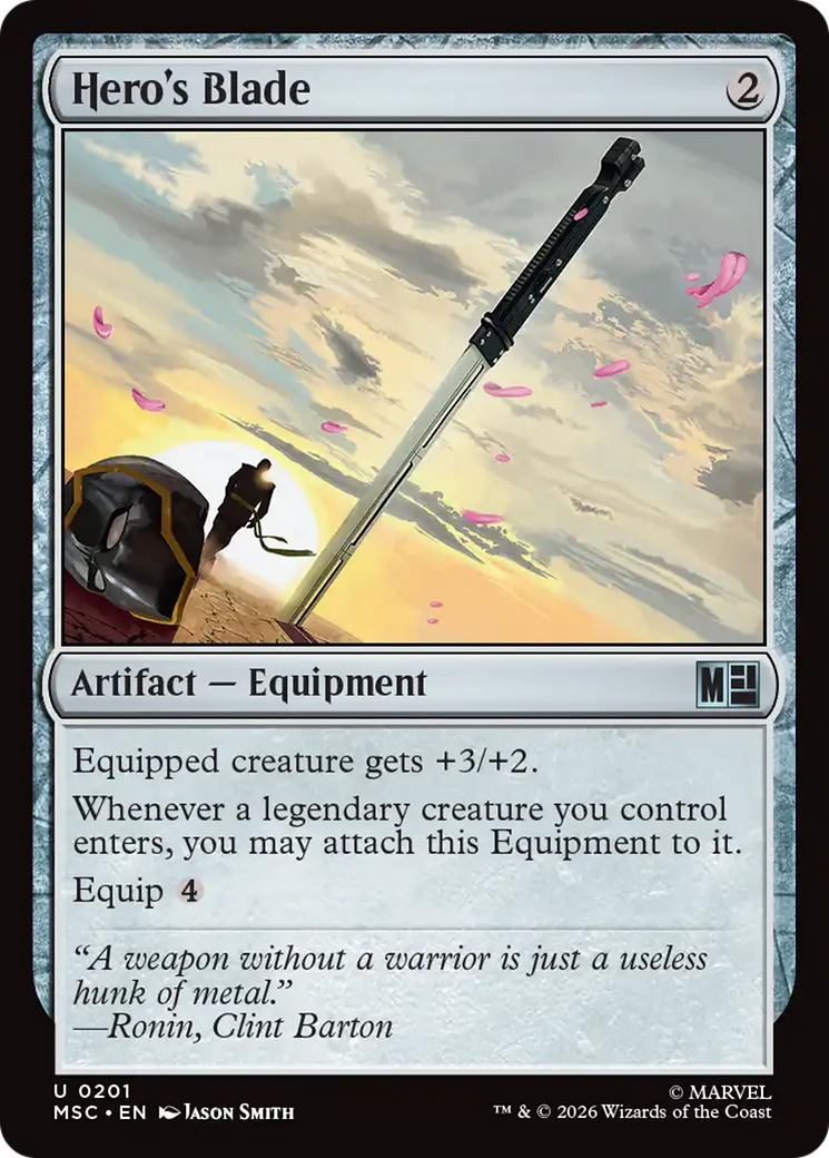 Hero's Blade [Marvel Super Heroes Commander] | Gear Gaming Bentonville