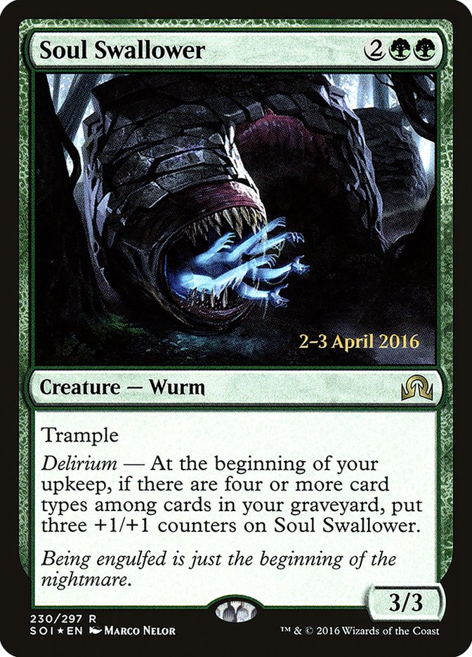 Soul Swallower [Shadows over Innistrad Prerelease Promos] | Gear Gaming Bentonville