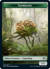 Saproling // Servo Double-Sided Token [Double Masters Tokens] | Gear Gaming Bentonville