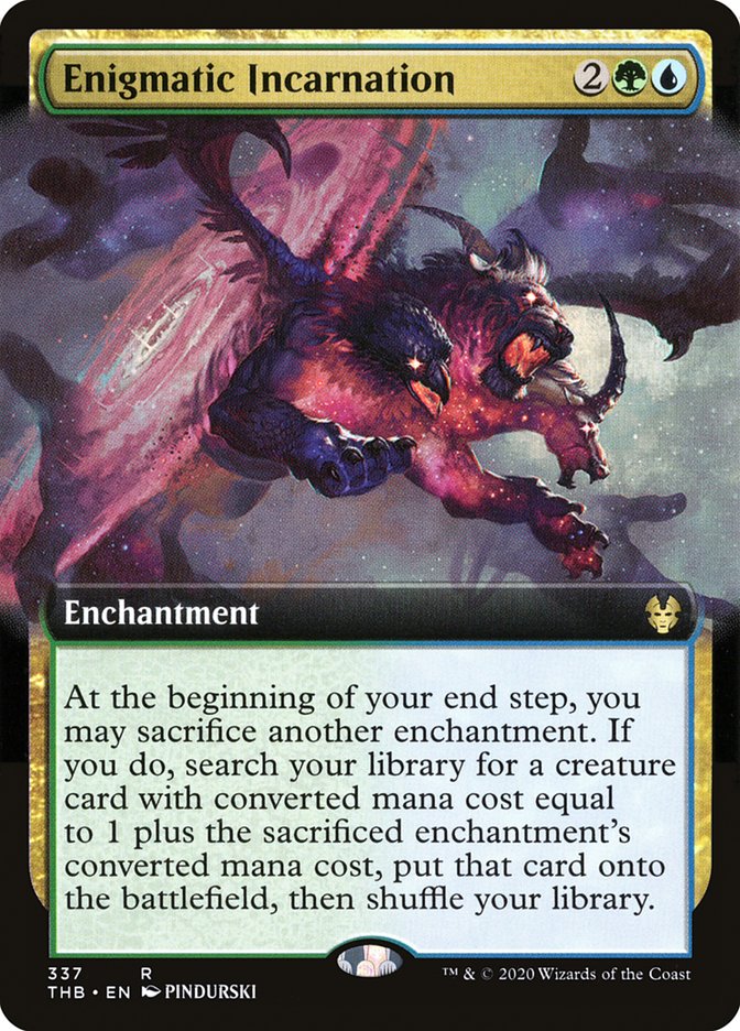 Enigmatic Incarnation (Extended Art) [Theros Beyond Death] | Gear Gaming Bentonville