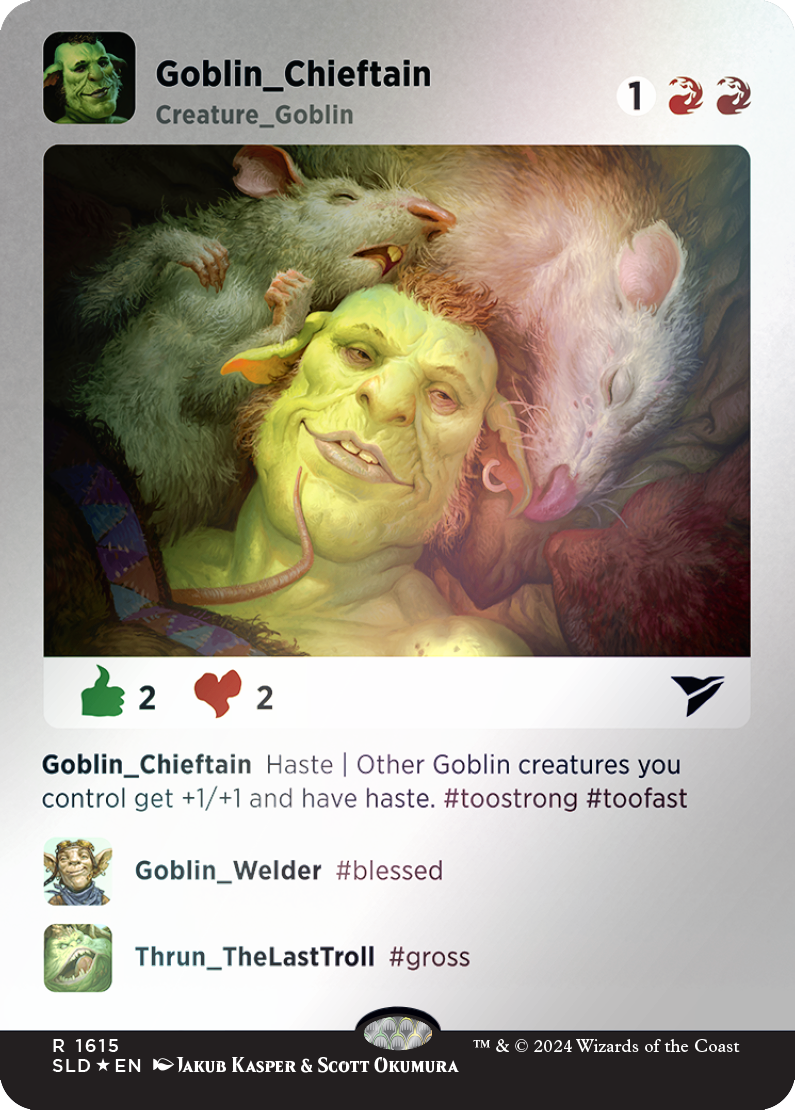 Goblin Chieftain (Rainbow Foil) [Secret Lair Drop Series] | Gear Gaming Bentonville