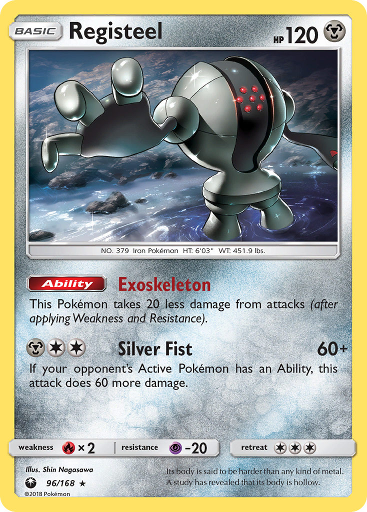 Registeel (96/168) [Sun & Moon: Celestial Storm] | Gear Gaming Bentonville