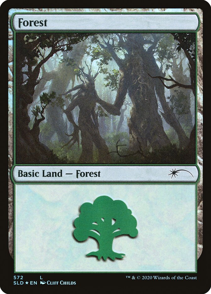 Forest (Tree Hugging) (572) [Secret Lair Drop Promos] | Gear Gaming Bentonville